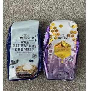 Barissimo Wild Blueberry Crumble Honey Lavender Ground Coffee 12oz 340g NEW